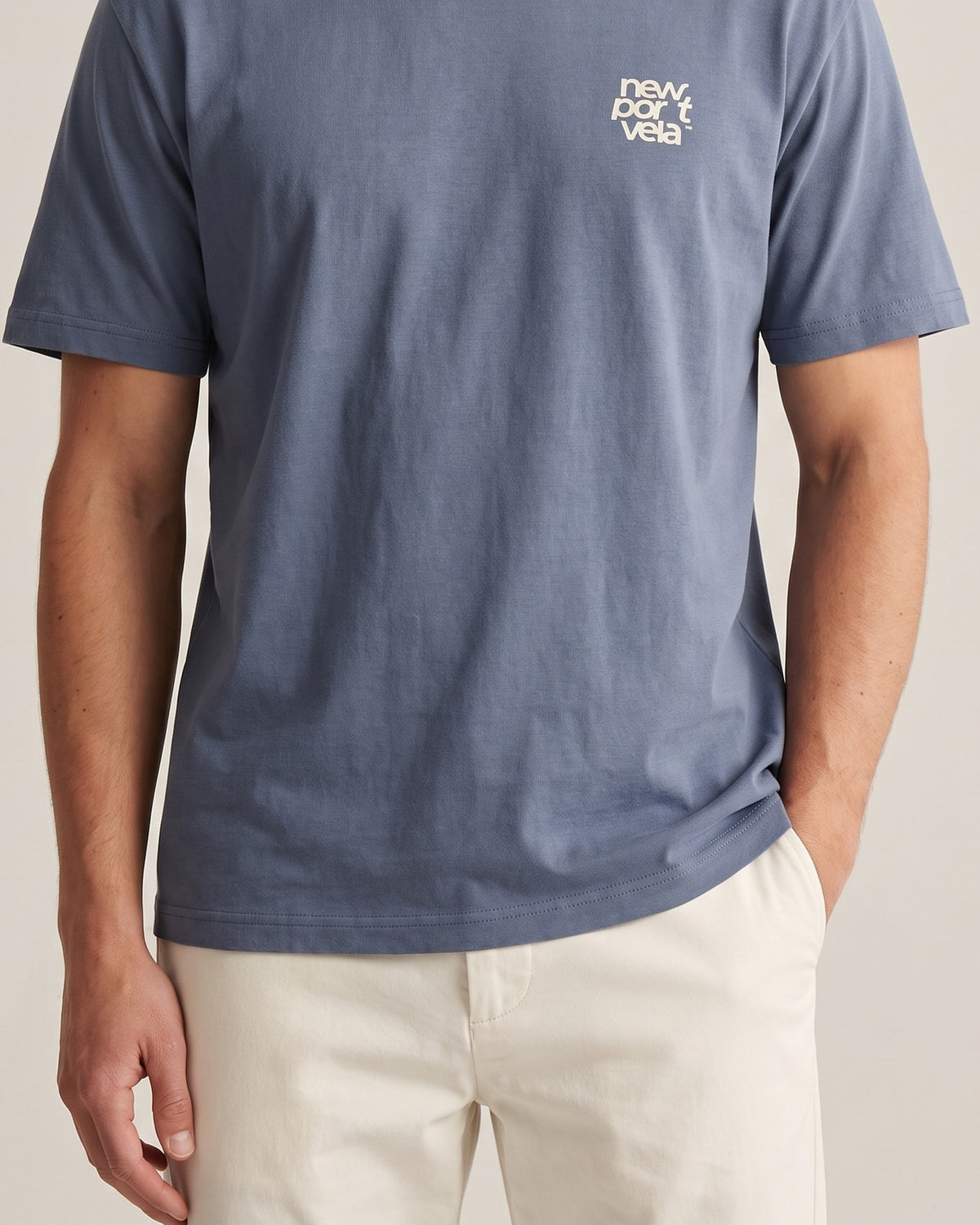 Mariacha 1912 T-Shirt, Denim, on model