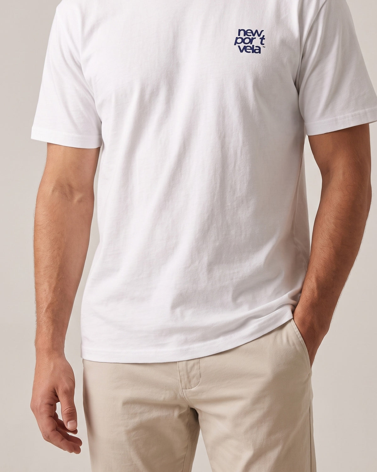 Mariacha 1912 T-Shirt, White, on model