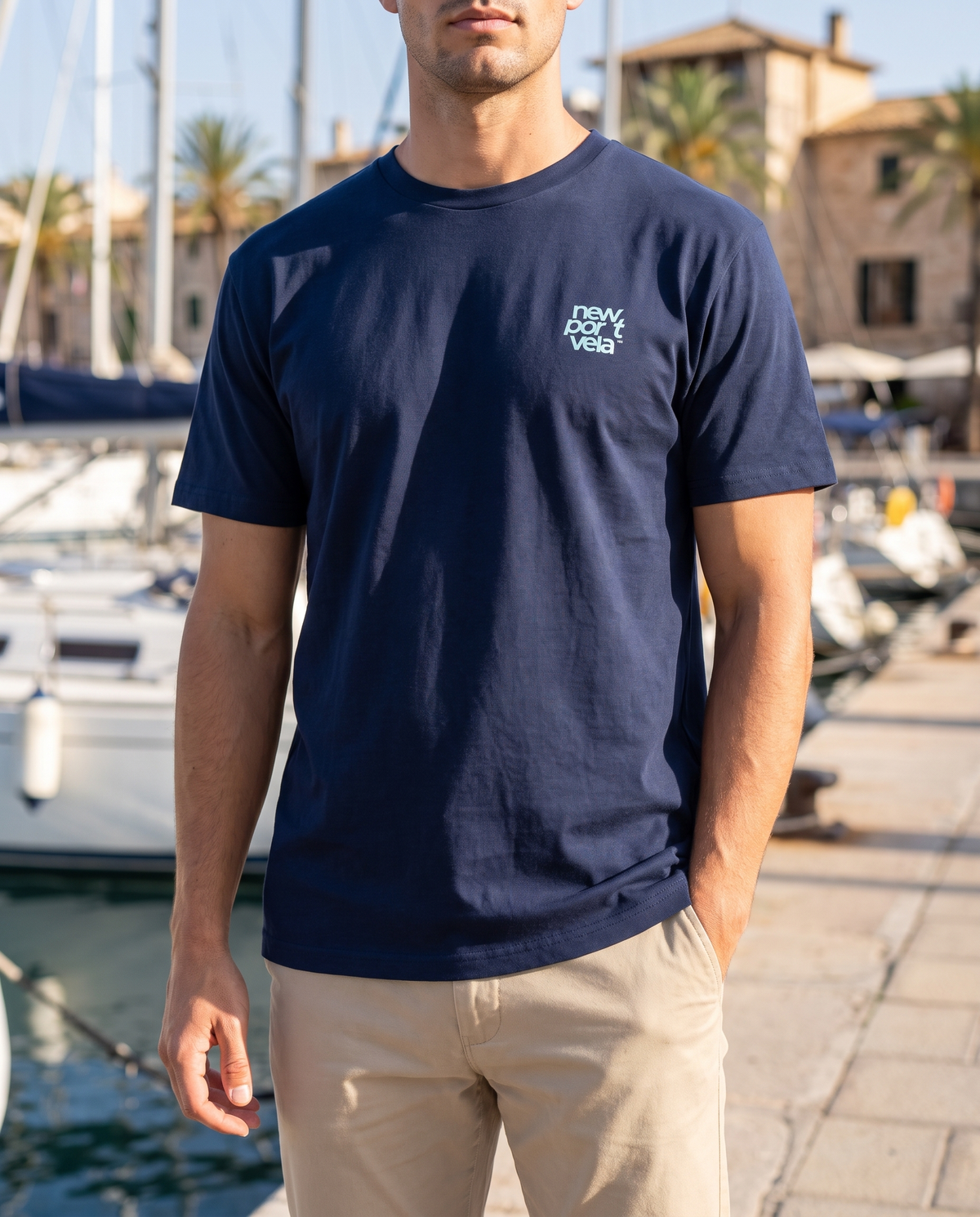 Mariacha 1912 T-Shirt, Blue, outdoors