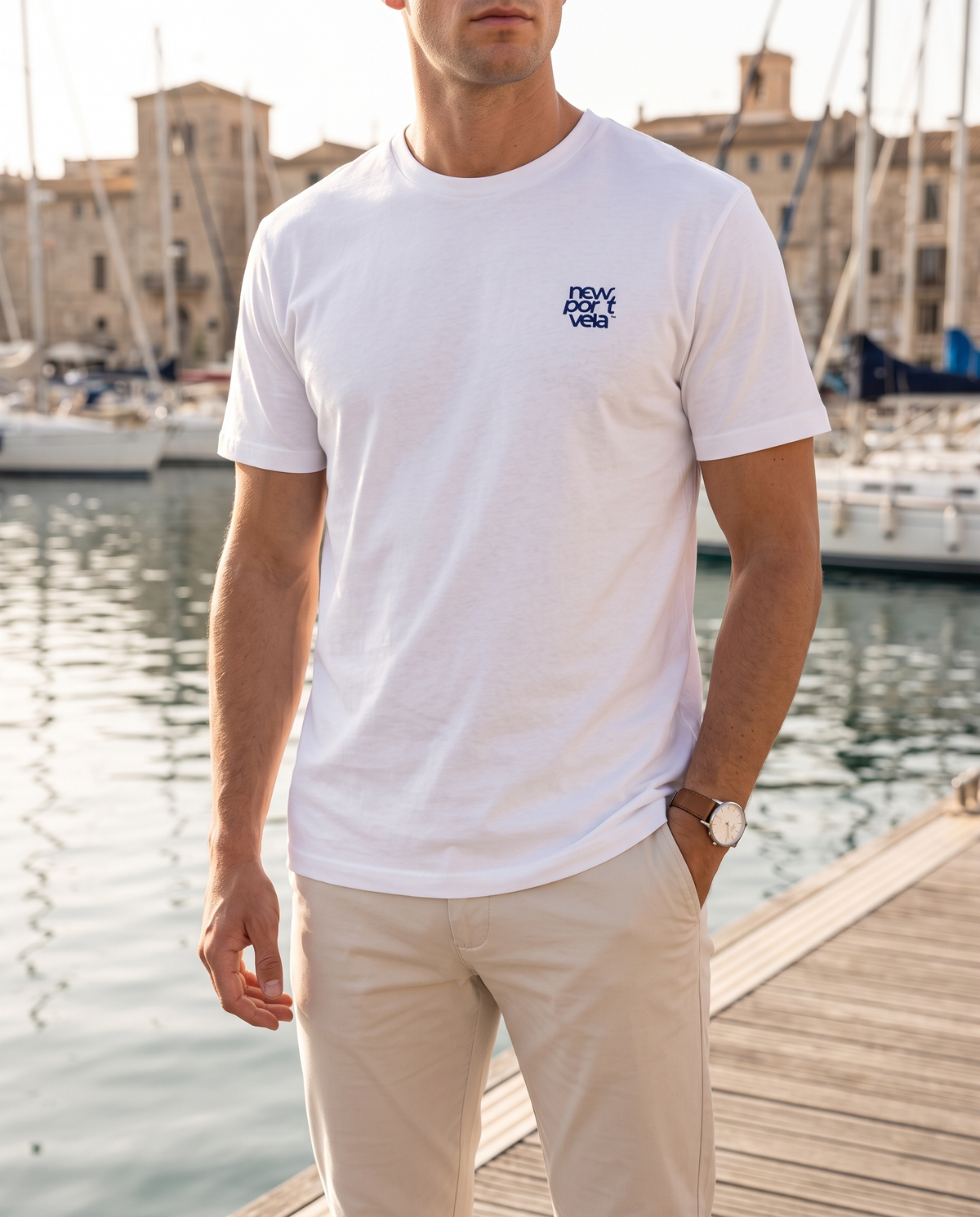 Mariacha 1912 T-Shirt, White, outdoors