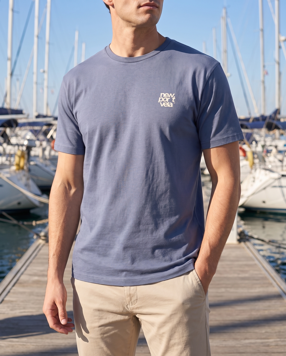 Mariacha 1912 T-Shirt, Denim, outdoors