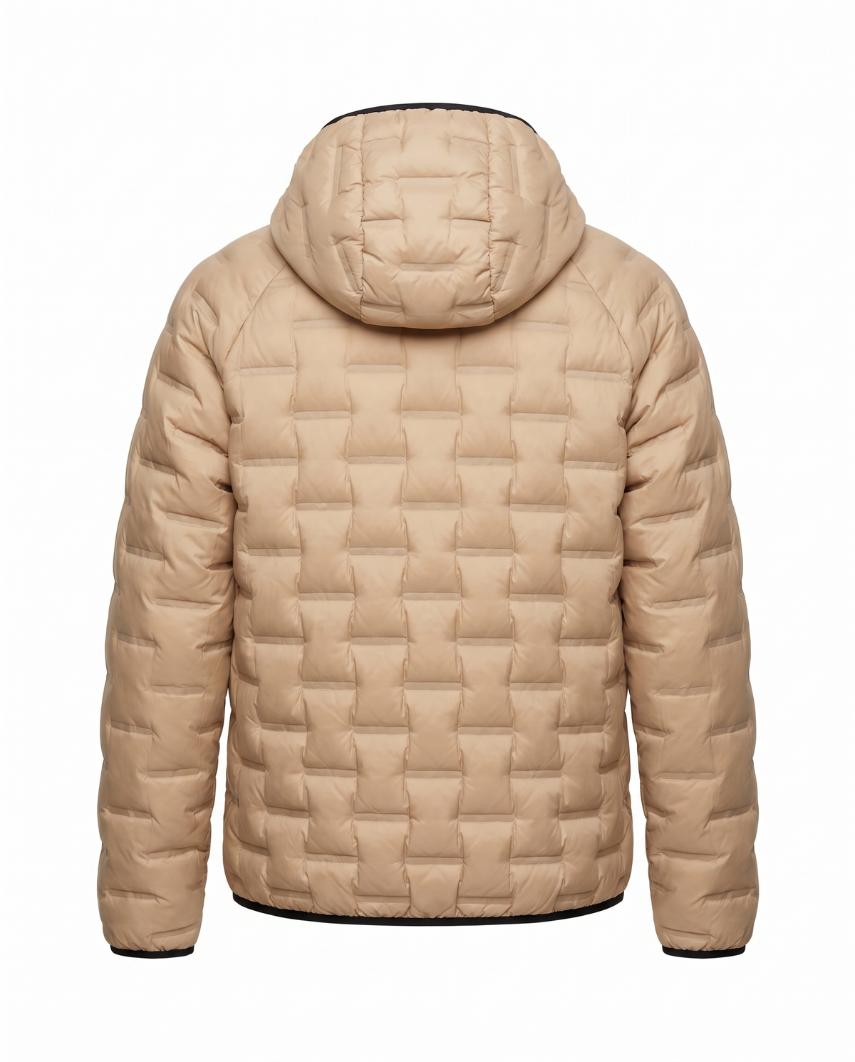 Auber Quilted Jacket, Camel, back