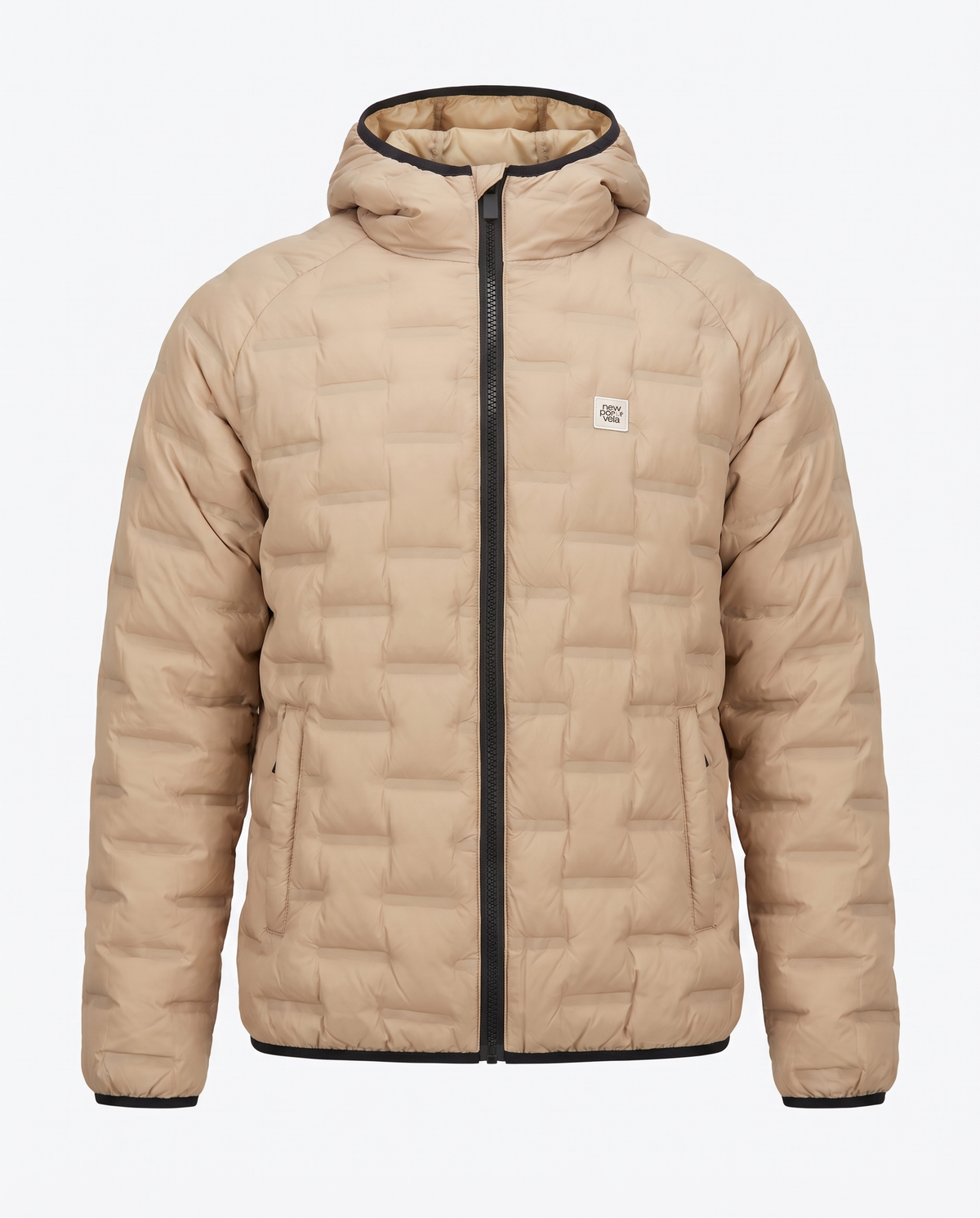 Auber Quilted Jacket, Camel, front
