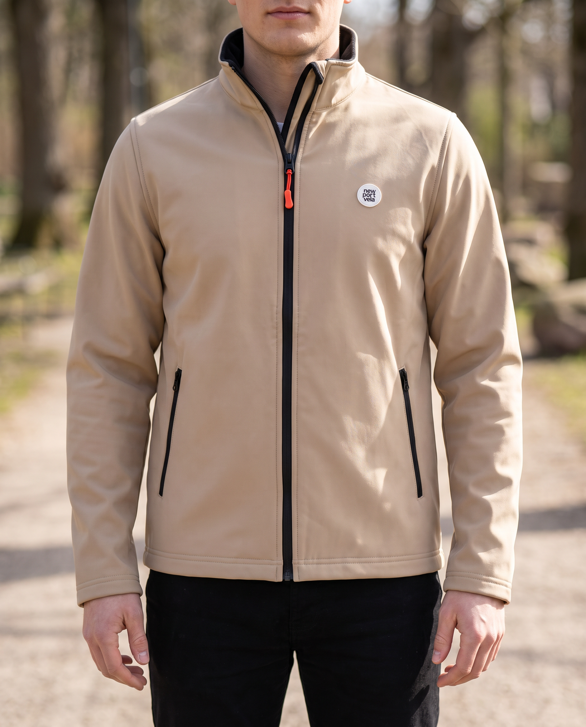 Stortex Softshell Jacket, Camel, on model
