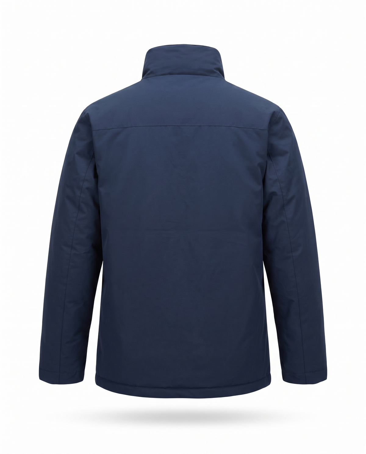 Oceania Quilted Parka, Navy, back