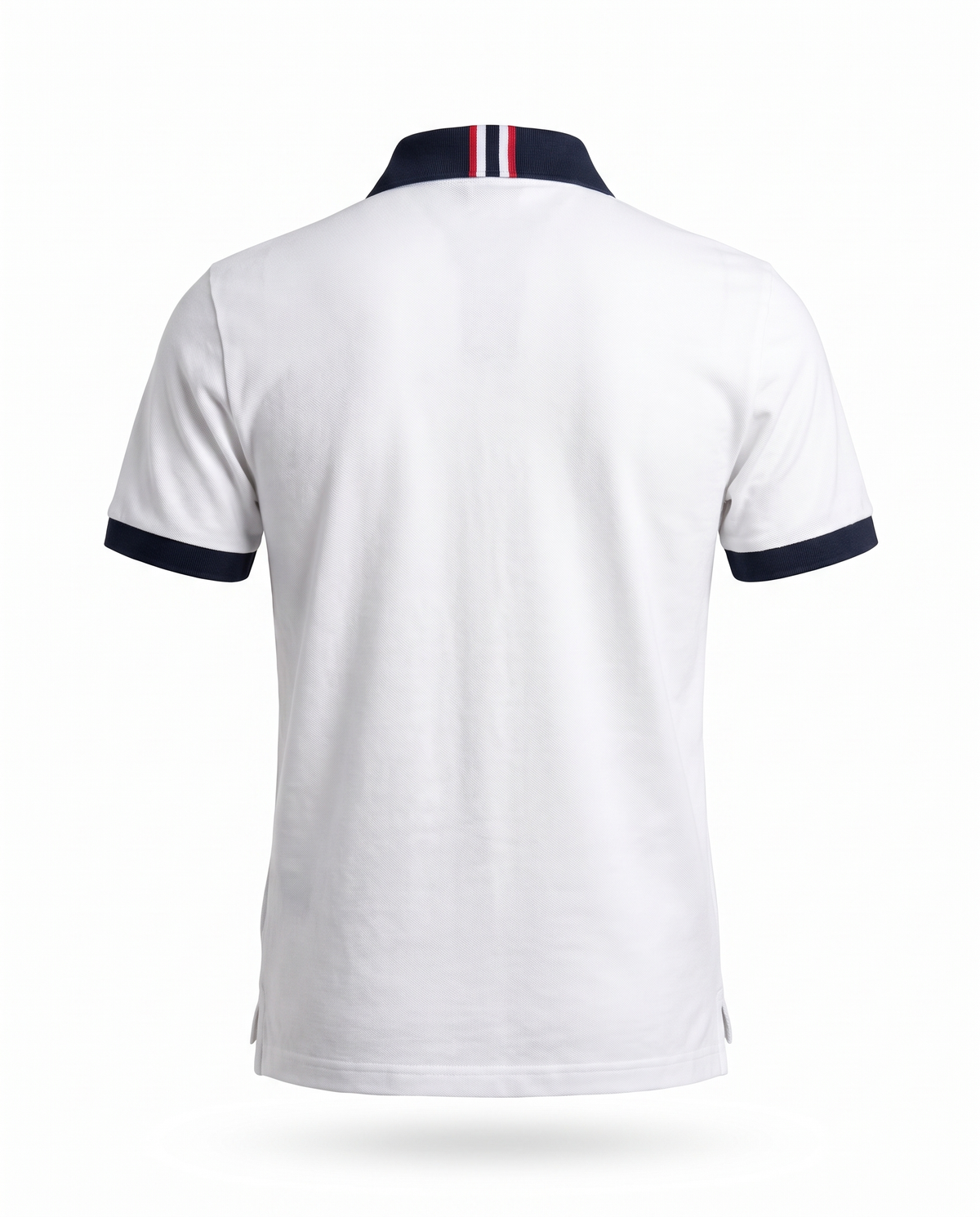 Redor Piqué Polo, White, back