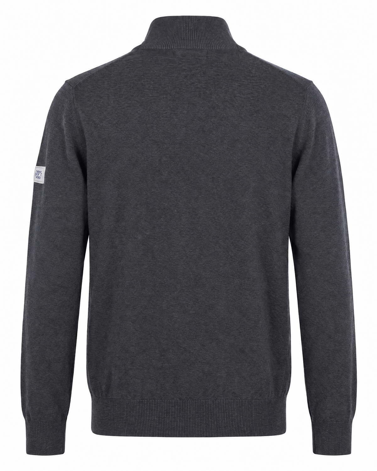 Camray Quarter-Zip Sweater, Navy, back
