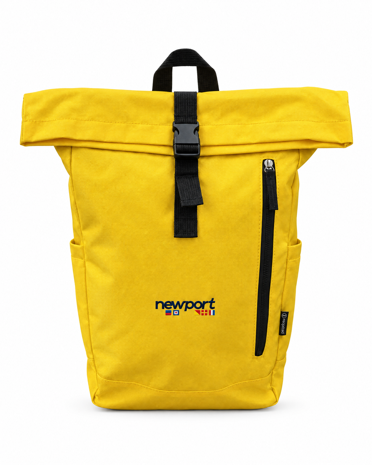 Mironte Roll-Top Backpack, Yellow, front