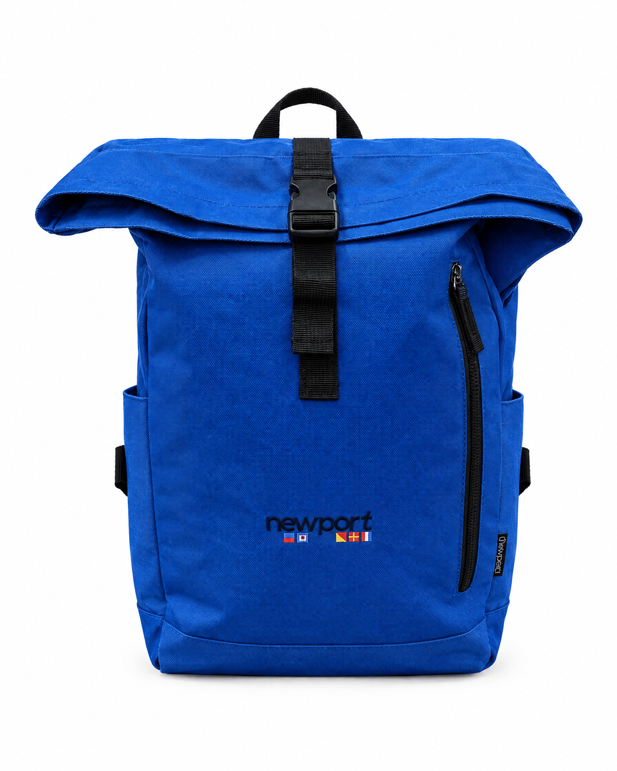 Mironte Roll-Top Backpack, Royal blue, front