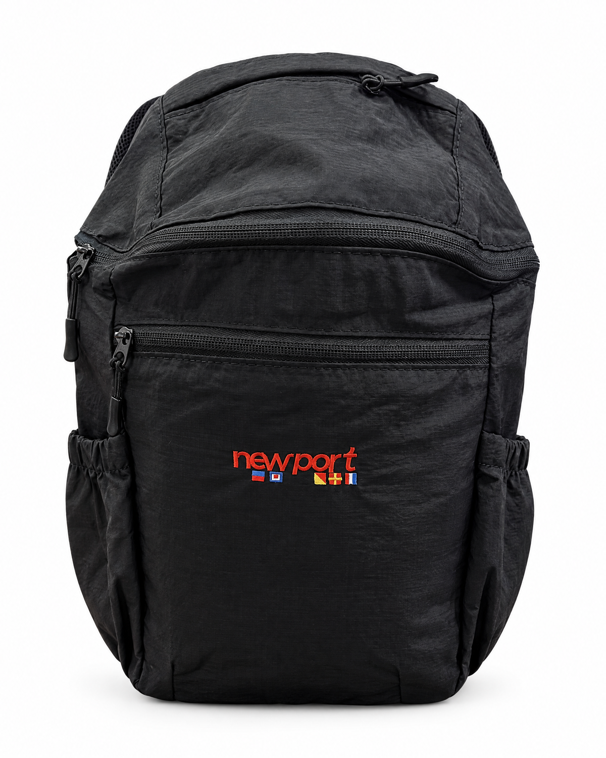 Royer Ripstop Backpack, Black, front