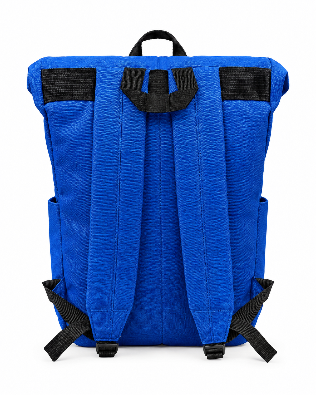 Mironte Roll-Top Backpack, Royal blue, back