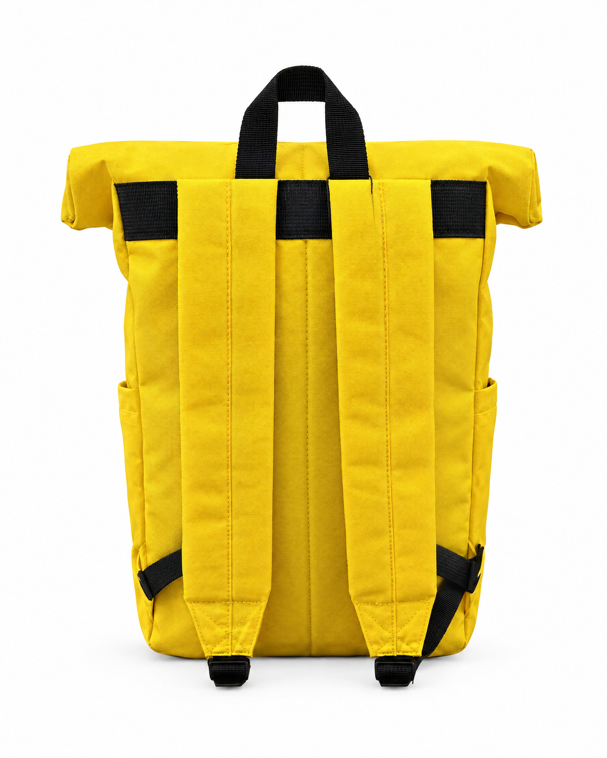 Mironte Roll-Top Backpack, Yellow, back
