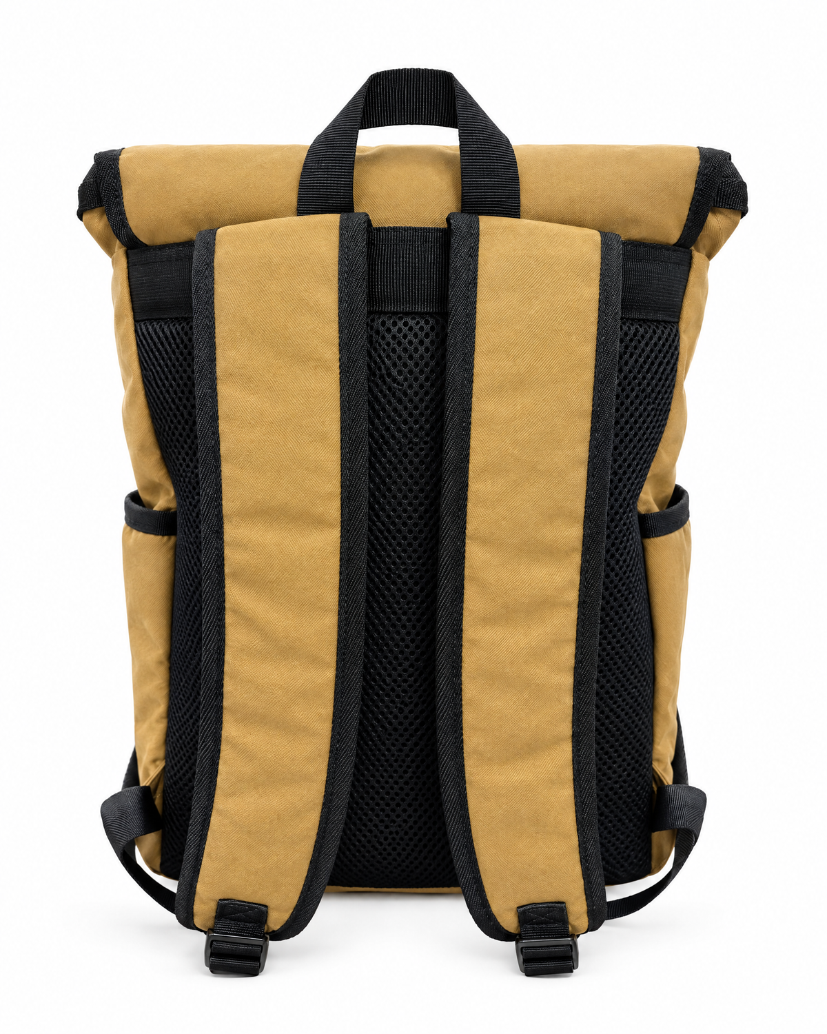 Rois Flap Backpack, Brown, back