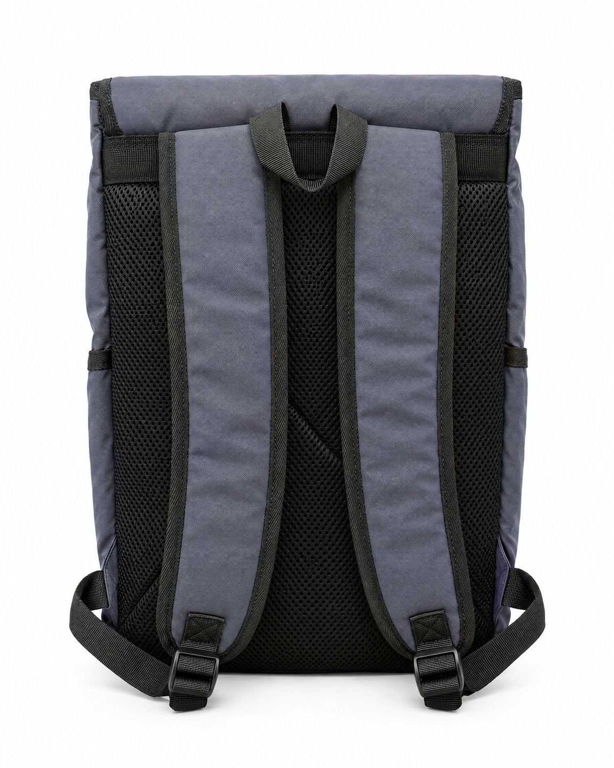 Rois Flap Backpack, Navy, back