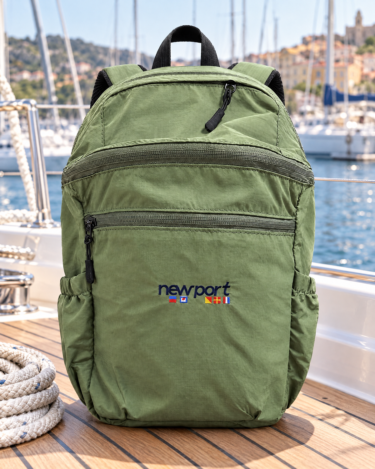 Royer Ripstop Backpack, Green, outdoors