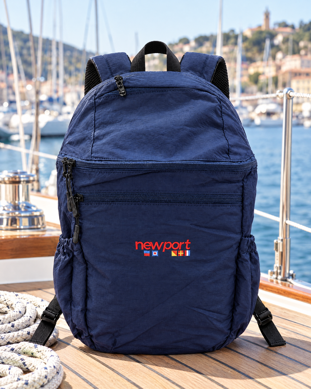 Royer Ripstop Backpack, Navy, outdoors