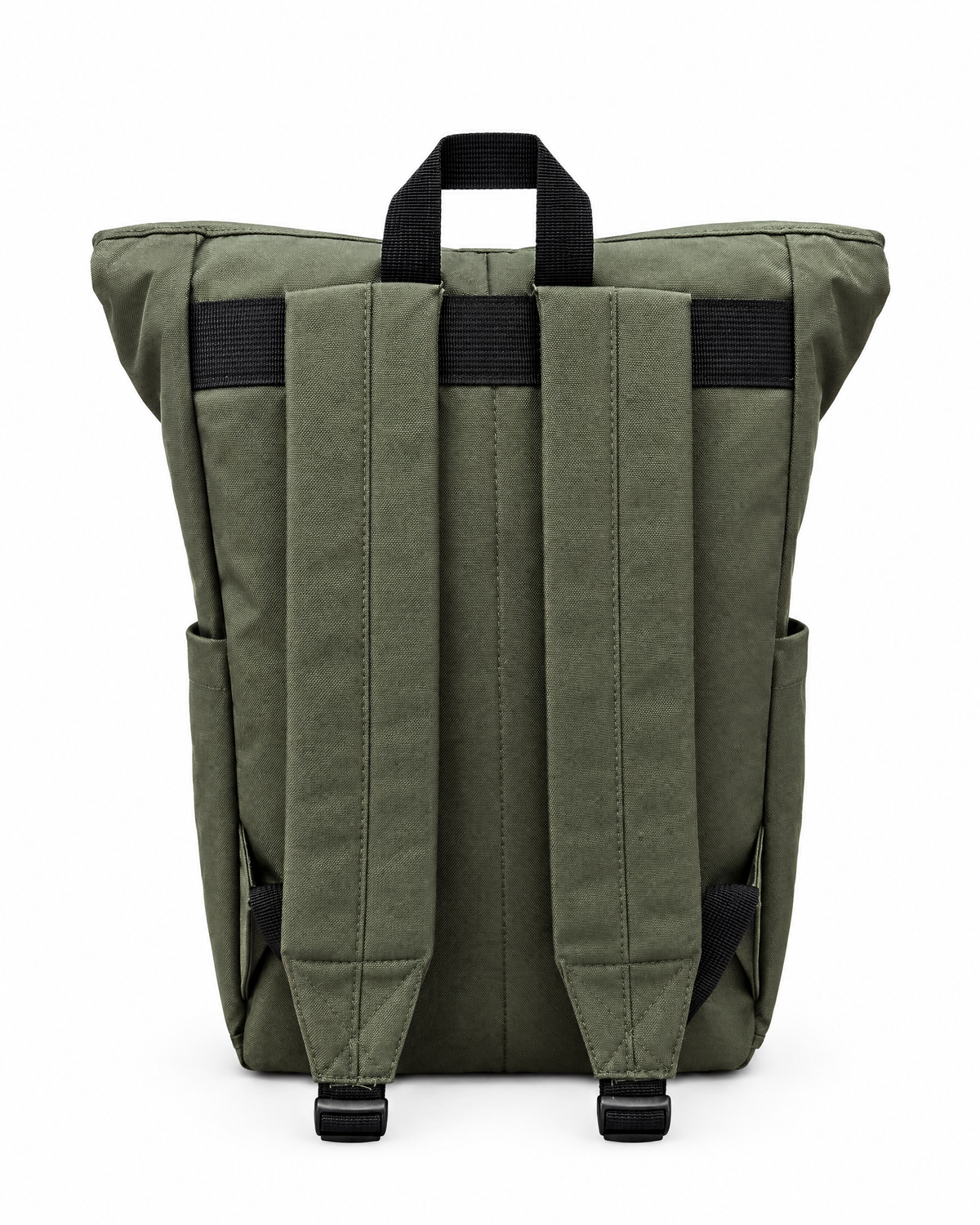 Mironte Roll-Top Backpack, Military green, back