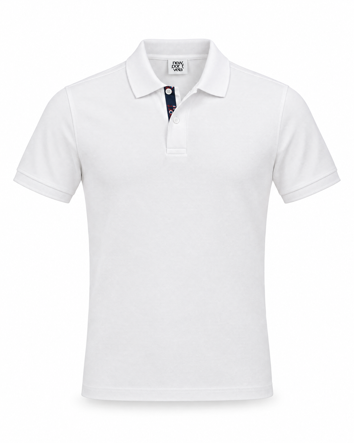 Cinew Piqué Polo, White, front