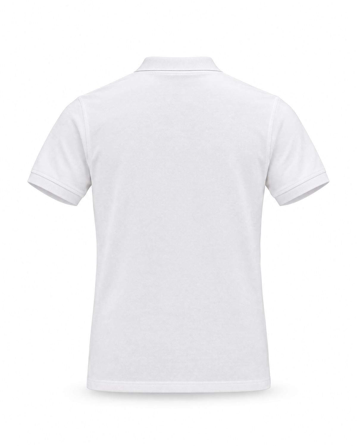 Cinew Piqué Polo, White, back