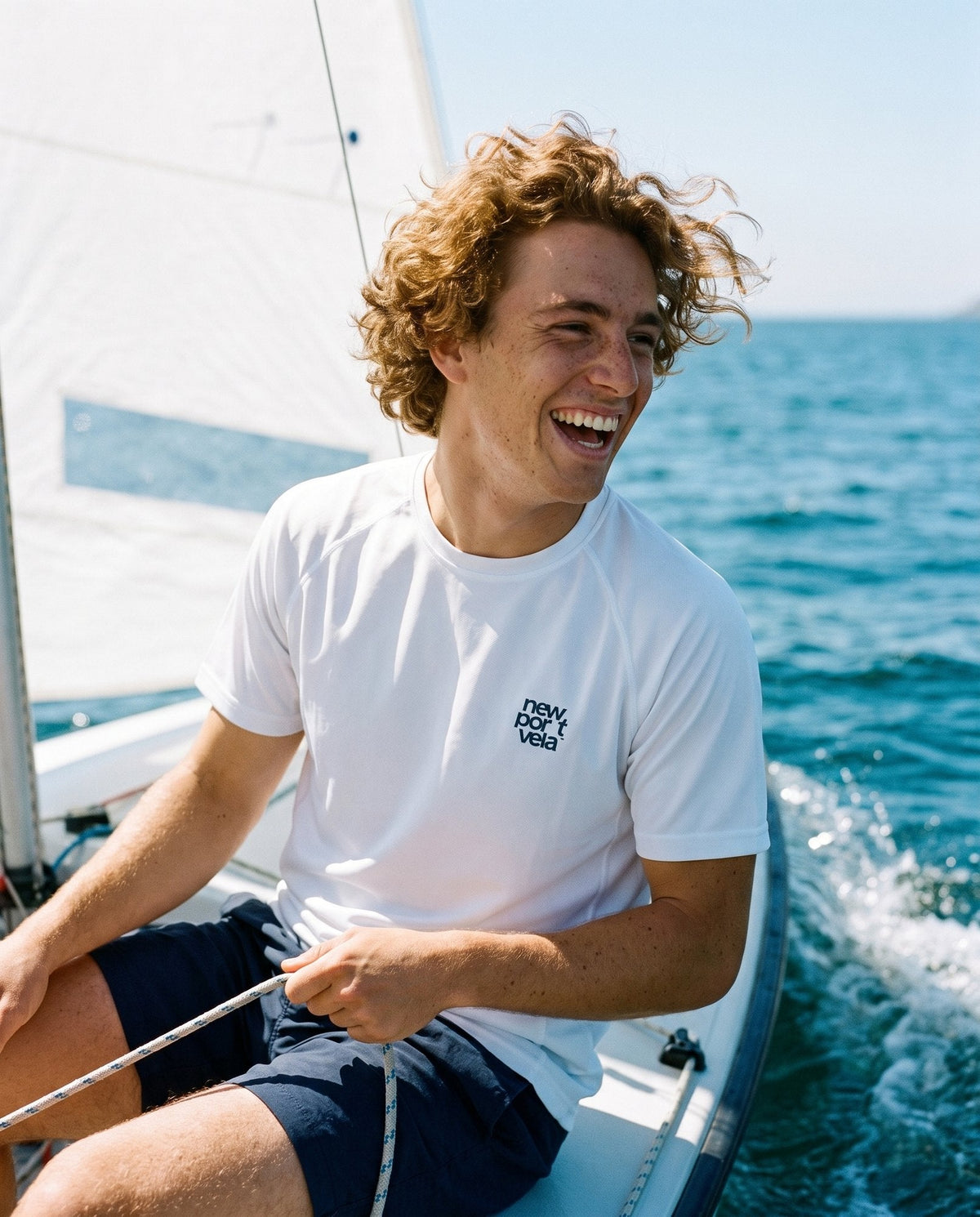 Beaufort Tech Tee, on model